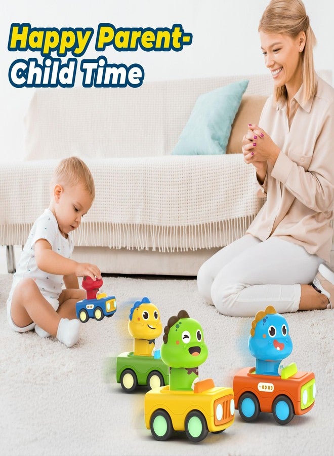 MOONTOY Car Toys for 1+ Year Old First Birthday Gifts for Boys,Press and Go Car Toys Baby Animal Racing Cars for Toddlers 1-3,Push Go Friction Car Toys Toys 12-18 Months Toddler Toys for One Year Old - Image 5